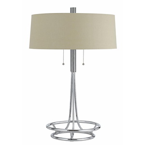 2 Light Table Lamp-30 Inches Tall and 20 Inches Wide
