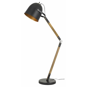 Binimi - 1 Light Adjustable Floor Lamp-74 Inches Tall and 36 Inches Wide