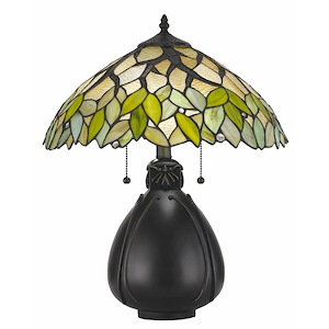 Tiffany - 2 Light Table Lamp-19.25 Inches Tall and 16 Inches Wide