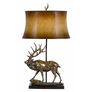 Lodge - 1 Light Table Lamp In Rustic Style-31.33 Inches Tall and 11 Inches Wide