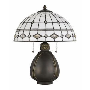 Tiffany - 2 Light Table Lamp-20 Inches Tall and 16 Inches Wide - 1329145