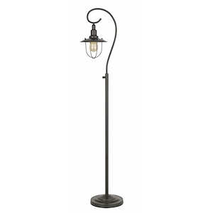 Vigo - 1 Light Floor Lamp-58 Inches Tall and 10 Inches Wide