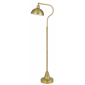 Industrial - 1 Light Adjustable Downbridge Floor Lamp-60 Inches Tall and 10 Inches Wide
