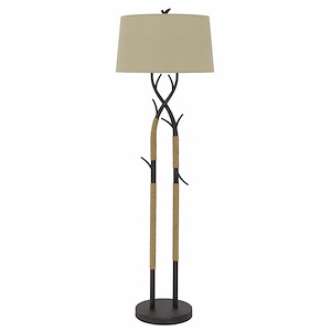 Pecos - 1 Light Floor Lamp-60 Inches Tall and 18 Inches Wide - 1329255