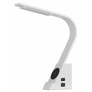 Convolution - 8W LED Desk Lamp In Modern Style-17.5 Inches Tall and 3 Inches Wide