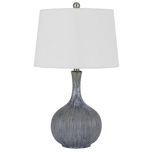 Vernate - 1 Light Table Lamp-25 Inches Tall and 15 Inches Wide