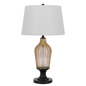 Fluted - 1 Light Table Lamp-30.5 Inches Tall and 17 Inches Wide