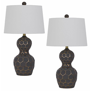 Tuscaloosa - 1 Light Table Lamp (Set of 2) In Contemporary Style-26.75 Inches Tall and 15 Inches Wide