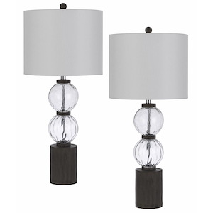 Mystic - 1 Light Table Lamp (Set of 2) In Contemporary Style-34.5 Inches Tall and 15 Inches Wide