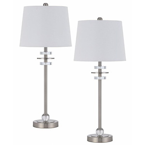 Sitka - 1 Light Buffet Lamp (Set of 2) In Contemporary Style-28.5 Inches Tall and 12 Inches Wide