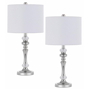 Effingham - 1 Light Table Lamp (Set of 2) In Contemporary Style-24 Inches Tall and 12 Inches Wide
