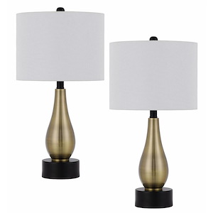 Ashland - 1 Light Table Lamp (Set of 2) In Contemporary Style-23 Inches Tall and 12 Inches Wide