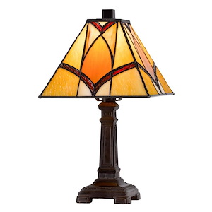 1 Light Accent Lamp In Art Deco Style-13.5 Inches Tall and 8 Inches Wide