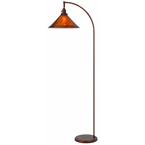 Downbridge - 1 Light Arc Floor Lamp In Contemporary Style-65 Inches Tall and 11 Inches Wide