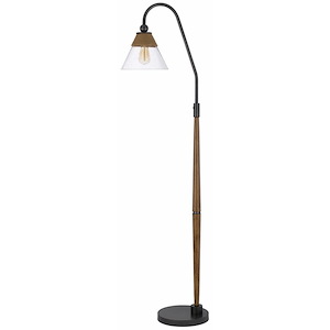 Hinton - 1 Light Floor Lamp In Contemporary Style-71.25 Inches Tall and 12 Inches Wide