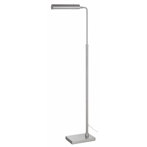 Delray - 17W LED Floor Lamp In Modern Style-44 Inches Tall and 18 Inches Wide