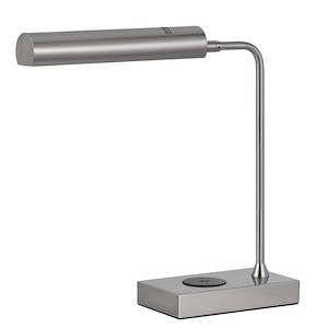 Delray - 12W LED Table Lamp In Contemporary Style-17.5 Inches Tall and 5 Inches Wide