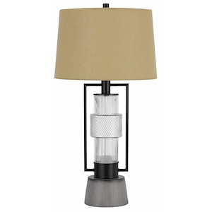 Vallda - 1 Light Table Lamp with Night Light In Contemporary Style-31 Inches Tall and 16 Inches Wide