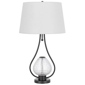 Forssa - 1 Light Table Lamp with Night Light In Contemporary Style-30 Inches Tall and 17 Inches Wide