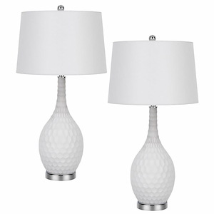 Pori - 1 Light Table Lamp (Set of 2) In Contemporary Style-30.5 Inches Tall and 16 Inches Wide