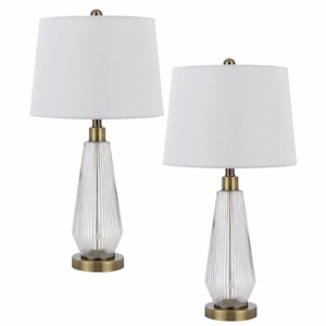 Belville - 1 Light Table Lamp (Set of 2) In Contemporary Style-26.5 Inches Tall and 14 Inches Wide