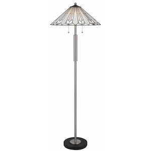Muirfield - 2 Light Floor Lamp-61 Inches Tall and 19.5 Inches Wide - 1324545