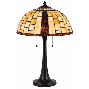 Whitton - 2 Light Table Lamp In Traditional Style-24 Inches Tall and 16 Inches Wide