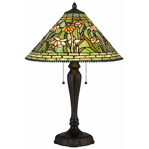 Milwood - 2 Light Table Lamp In Traditional Style-24 Inches Tall and 16 Inches Wide