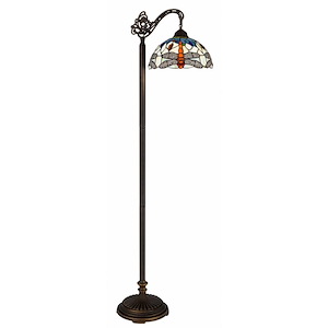 Colebridge - 1 Light Floor Lamp In Traditional Style-62 Inches Tall and 11.5 Inches Wide