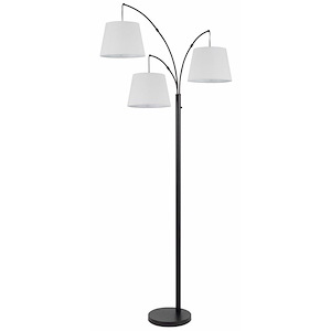 Vardon - 3 Light Floor Lamp In Contemporary Style-83.5 Inches Tall and 11 Inches Wide