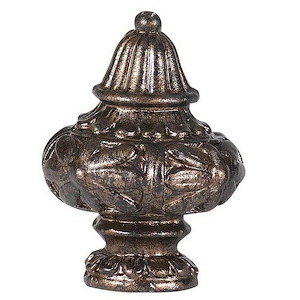 Metal Cast Finial-10.3 Inches Wide by 8.5 Inches High