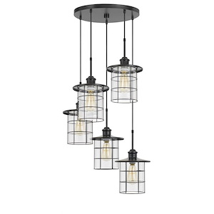 Silverton-5 Light Pendant in Lifestyle/Lodge Style-22 Inches Wide by 15 Inches High - 1024781