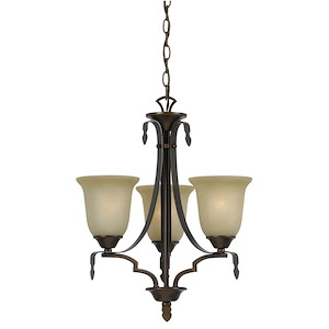 Dabois-Three Light Chandelier-18 Inches Wide by 21 Inches High - 320240