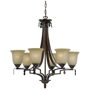 Dabois-Six Light Chandelier-28 Inches Wide by 29 Inches High - 320239