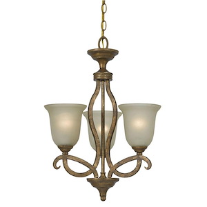 Emmett-Three Light Chandelier-18 Inches Wide by 22 Inches High
