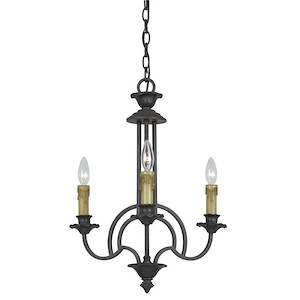 Elberton-Three Light Chandelier-18 Inches Wide by 21 Inches High