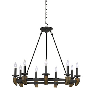 Cruz-Nine Light Chandelier-33 Inches Wide by 31 Inches High - 705546