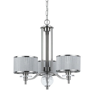 Abaco-Three Light Chandelier-24.5 Inches Wide by 22.25 Inches High