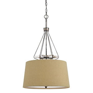Cresco-Three Light Pendant-20 Inches Wide by 33.88 Inches High