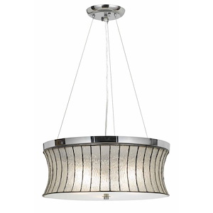 Delray-Three Light Pendant-18 Inches Wide by 47 Inches High