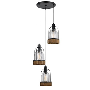 Beacon-Three Light Pendant-15.5 Inches Wide by 72 Inches High - 469765