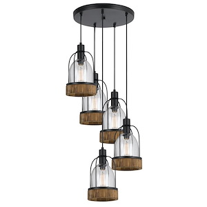 Beacon-Five Light Pendant-20 Inches Wide by 72 Inches High