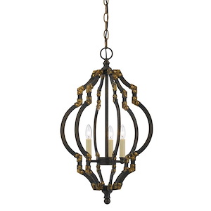 Howell-Three Light Pendant-13.2 Inches Wide by 23.5 Inches High