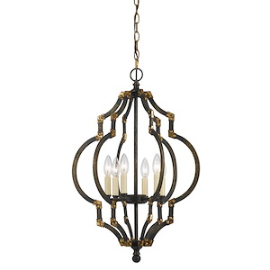 Howell-Six Light Pendant-17 Inches Wide by 27.5 Inches High