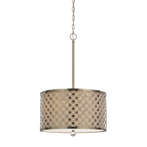 Myrtle-Three Light Pendant-18 Inches Wide by 26 Inches High
