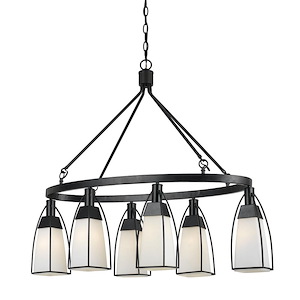 Channing-Six Light Chandelier-19 Inches Wide by 32.38 Inches High
