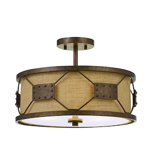 Ragusa-Three Light Convertible Pendant-16 Inches Wide by 11.5 Inches High