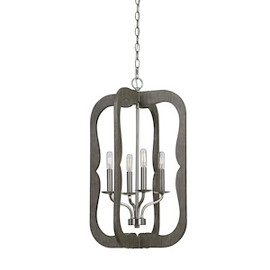 Portici-Four Light Pendant-16.3 Inches Wide by 26.5 Inches High