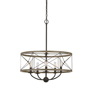 Modica-Five Light Pendant-22 Inches Wide by 27.5 Inches High