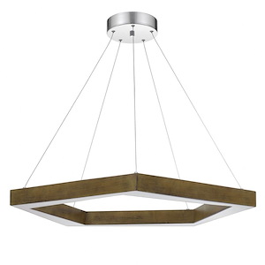 Metz- 38W LED Chandelier in Lifestyle Style-30.25 Inches Wide by 64 Inches High